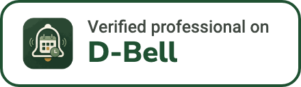 Badge for verified D-Bell professionals